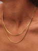 Double Snake Chain Necklace - Arabella Cleo