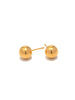 Gold Ball Stud Earrings - Arabella Cleo