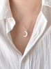 Crescent Moon Necklace - Arabella Cleo