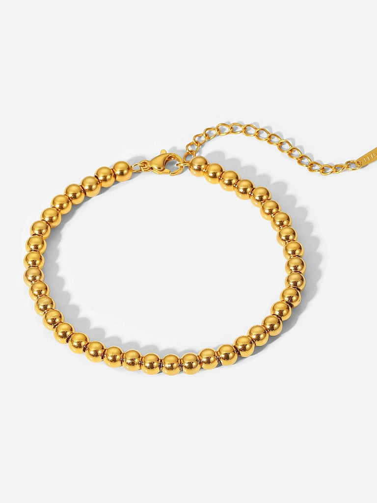 Gold Ball Beaded Bracelet - Arabella Cleo