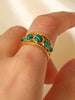 Malachite Crystal Ring - Arabella Cleo