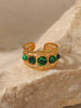 Malachite Crystal Ring - Arabella Cleo