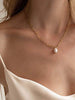 Freshwater Pearl Paperclip Necklace - Arabella Cleo