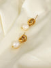 Freshwater Pearl Knot Earrings - Arabella Cleo