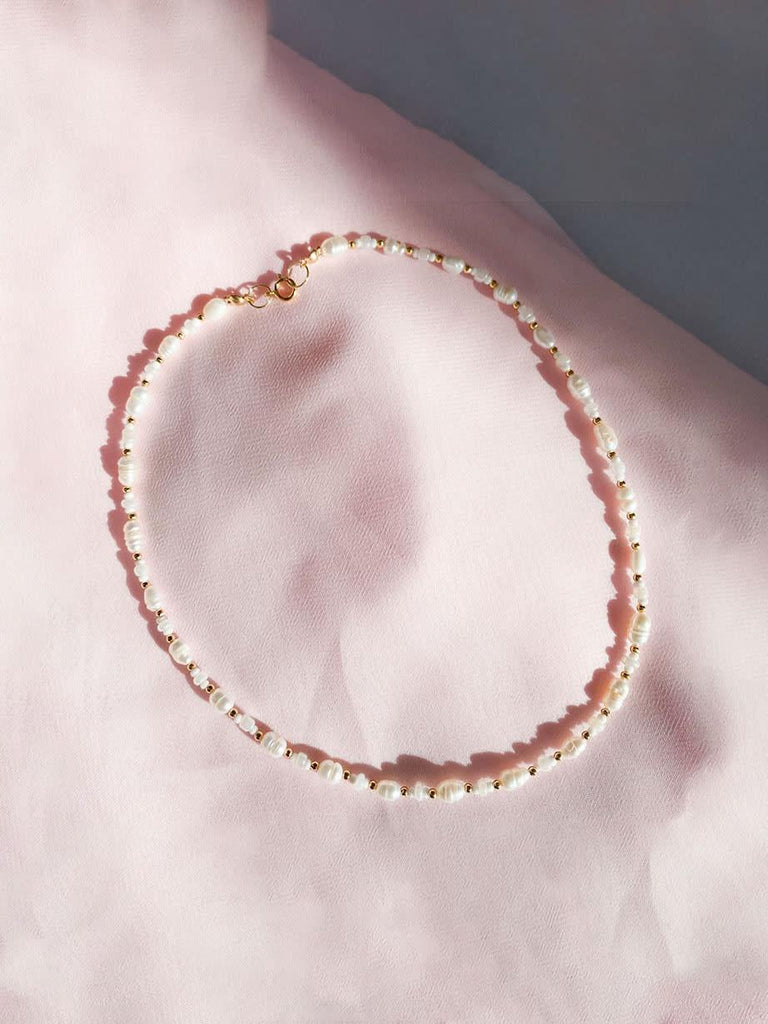 Freshwater Pearl Choker - Arabella Cleo